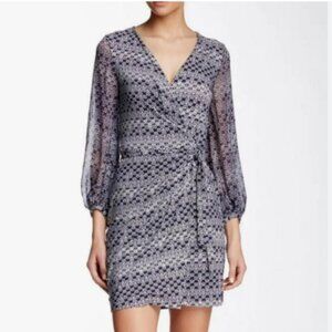 Diane von Furstenberg DVF Sigourney Silk Jersey Wrap Dress